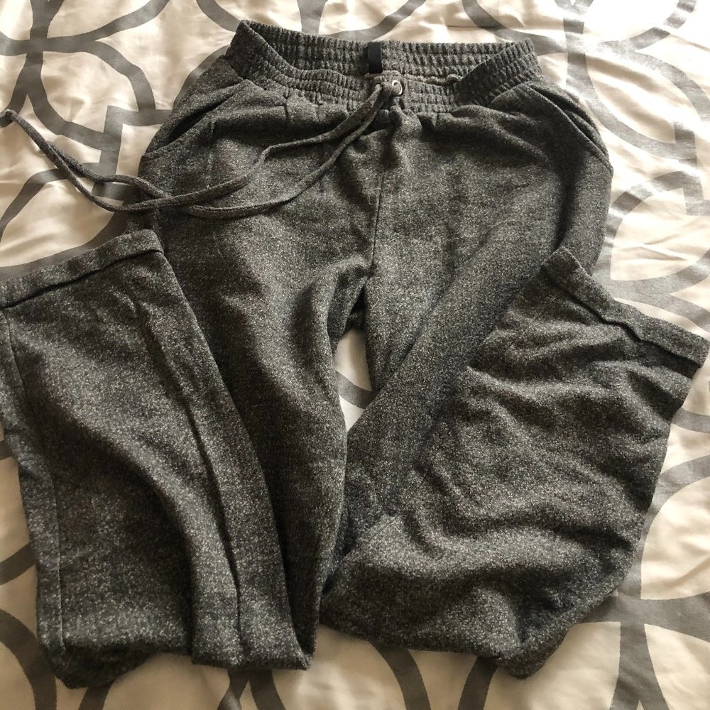 Black Speckle Cotton Sweatpants Womens Size S